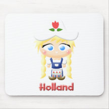 Dutch Girl Mouse Mat