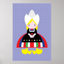 Dutch girl print