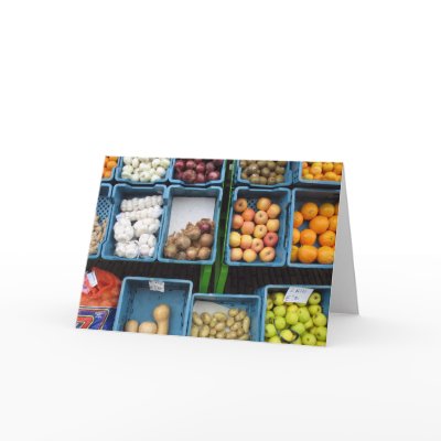 Dutch Grocery Market Note Card by hollandshop