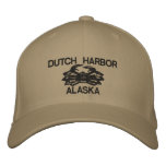 Dutch Harbour Alaska King Crab Embroidered Hat