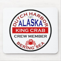 Dutch Harbour Alaskan King Crab Crew Member Mousepad
