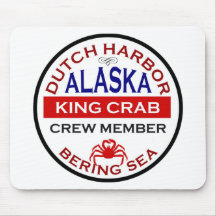 Dutch Harbour Alaskan King Crab Crew Member Mousepad
