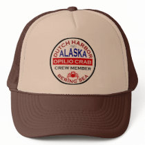 Dutch Harbour Opilio Crab Crew Member Trucker Hats