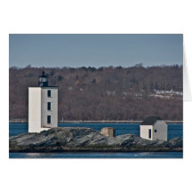 Dutch Island Light Greeting Cards