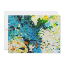 Dutch Modern Art Invitation Cards