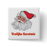 Dutch Santa Claus Pinback Button