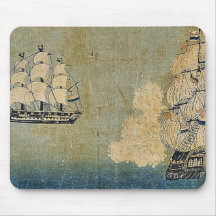 Dutch ship Ukiyoe Mouse Pads