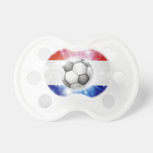 Dutch soccer flag pacifier