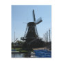 Dutch Windmill Silhouette Postcard