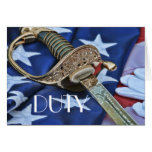 Duty Greeting Card