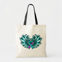 DVSA Awareness Heart Wings Bag