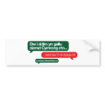 Dw i ddim yn gallu bumper sticker