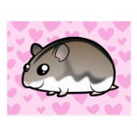 Dwarf Hamster Love Postcards