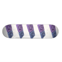 Dyes as Dy Dysprosium and Es Einsteinium Custom Skate Board