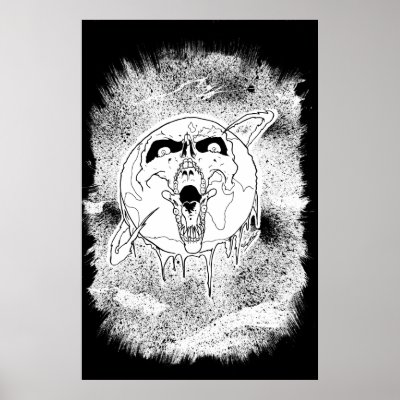 Dying Planet Print by LuvataciousSkull