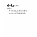 DYKE T-SHIRT / Gay Slang T-shirt