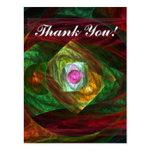 Dynamic Connections Thank You Postcard