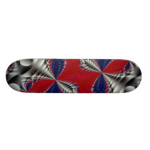 Dynamic Fractal Skateboard Deck