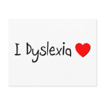 Dyslexia Humour Postcards