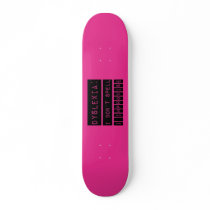 Dyslexia: I don't Spell - I Improvise - Dyslexic Skate Board Deck
