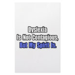 Dyslexia Is Not Contagious.. Custom Stationery