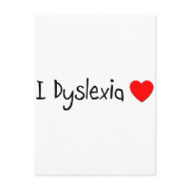 Dyslexia Postcards
