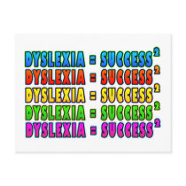 Dyslexia = Success2 funky logo