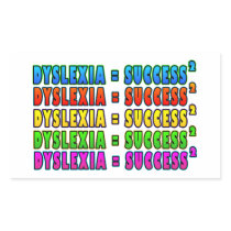 Dyslexia = Success2 funky logo