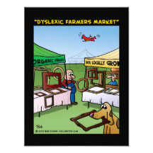 "Dyslexic Farmers Market" Photo Print