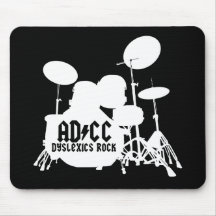 Dyslexic humour mousepad