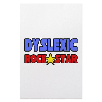 Dyslexic Rock Star by Dyslexia_Shirts