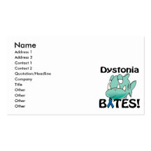 Dystonia BITES Business Card Templates