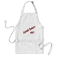 Dzien Dobry, eh? Angle Apron