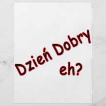 Dzien Dobry, eh? Angle Flyers