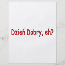 Dzien Dobry, eh? Full Color Flyer
