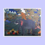 dzong animal art postcards