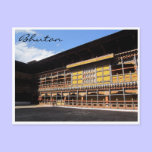 dzong paro courtyard postcards