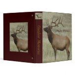 E0008 Bull Elk in Velvet Vinyl Binders