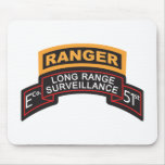 E Co 51st Infantry LRS Scroll, Ranger Tab Mouse Pads