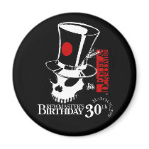 E&D Brew Masters 30th Birthday Magnets