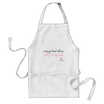 E. E. Cummings - Carry Your Heart Apron