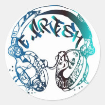E-Fresh Round Sticker