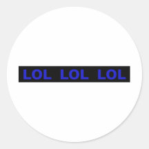 E-laughter Round Sticker