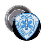 E.M.T. EMERGENCY MEDICAL PINBACK BUTTONS