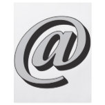 E-mail symbol 3D Flyer Design