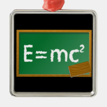 E=mc2 Christmas Tree Ornaments