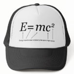 E=MC2 Einstein's Theory of Relativity hats