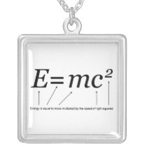 E=MC2 Einstein's Theory of Relativity Custom Jewelry