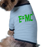 E=MC2 (green) Dog Clothing