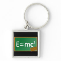 E=mc2 Keychain